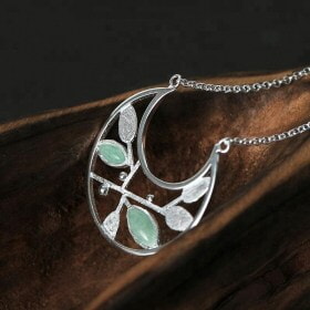 Ladies-Silver-Spring-Natural-Stone-custom-necklace (3)